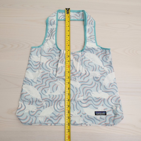 New Patagonia Shopper Tote Bag Upcycled Packable Foldable with Tags - Picture 2 of 6